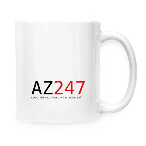 Hrnek malý bílý s potiskem AZ247 - hrnek